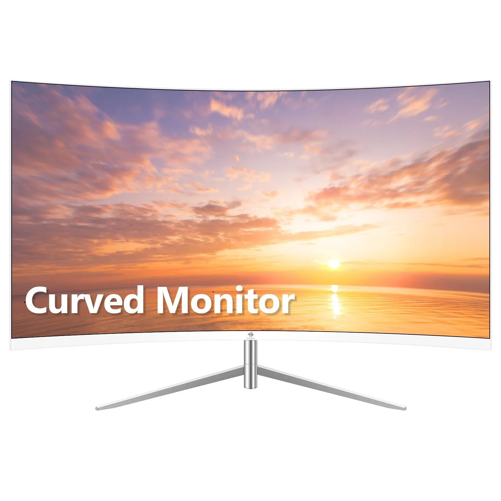 Refurbished: Z-EDGE 27 Inch Curved Monitor FHD 75Hz 5ms Frameless Design, HDMI & VGA Port - Image 11