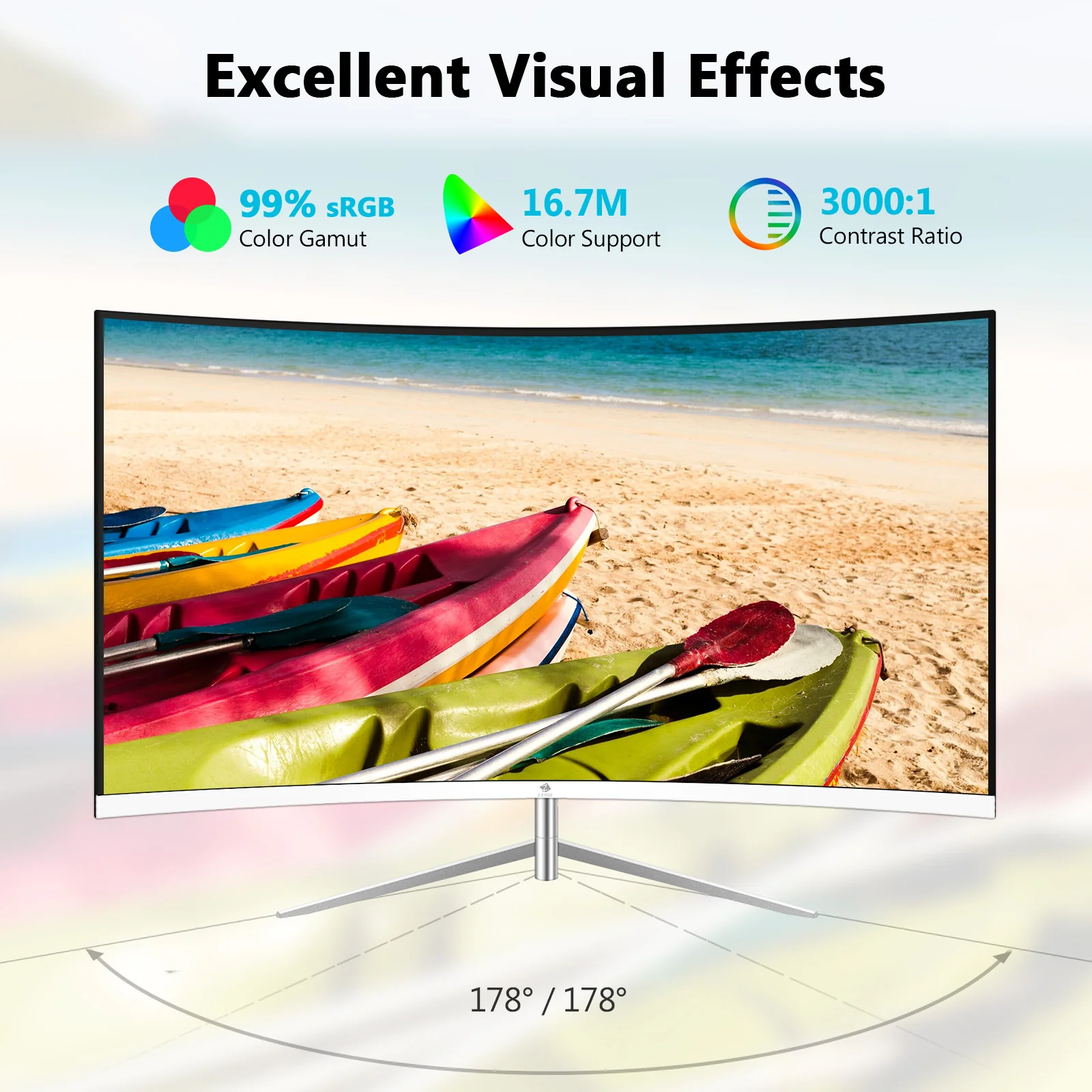 Z-EDGE  U27C 27" 100Hz Curved Monitor - Image 8