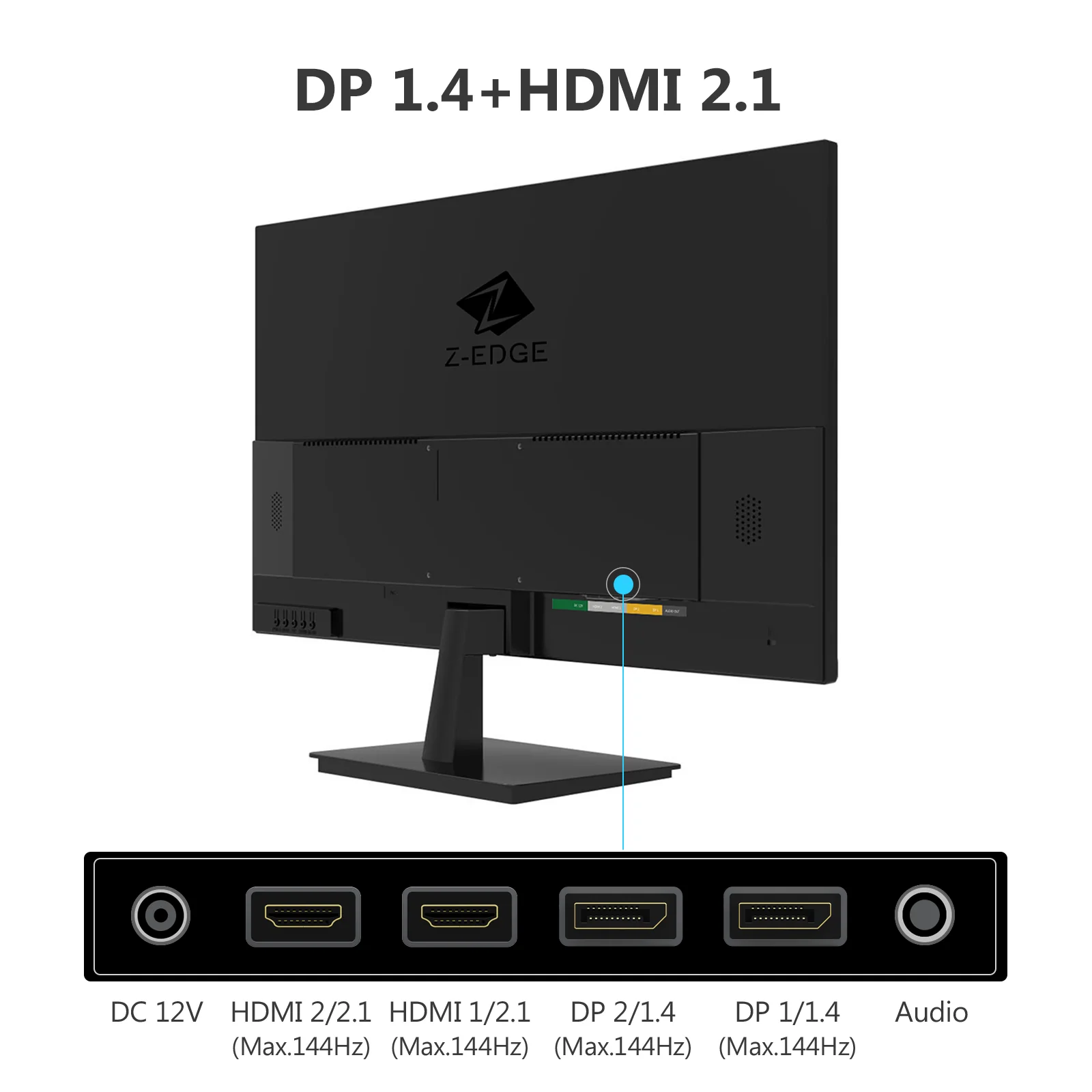 4K Monitor, Z-Edge 28 inch IPS Monitor, UHD 3840x2160 IPS Computer Monitor, 300 cd/m², 120Hz Refresh Rate, 4ms Response Time, U28I4K Ultra-Thin Bezel - Image 10