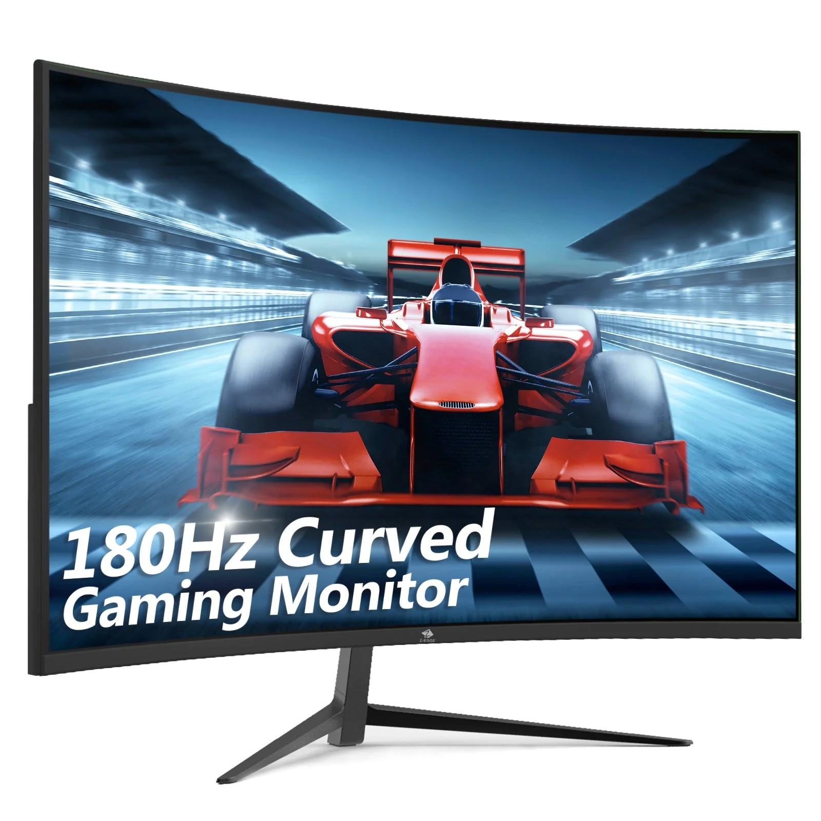 Z-EDGE 24 Inch Curved Gaming Monitor 180Hz 1ms MPRT, 16:9 Full HD LED Monitor, VA Panel, 300cd/m² Brightness, HDMI DP Port - Black - Image 7