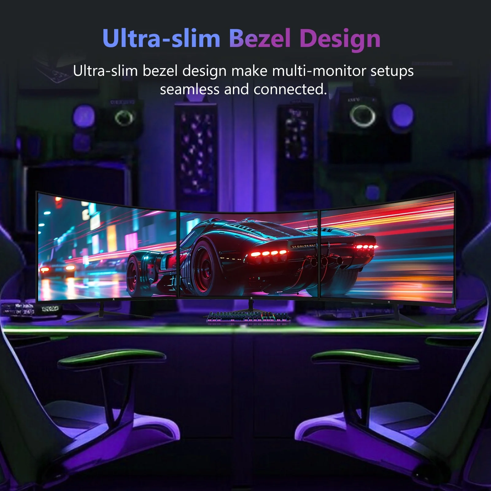 Z-EDGE 27 inch Gaming Monitor 200Hz 1ms FHD (1920x1080p) Computer Monitor, 99% sRGB HDR10 HDMI & DP Port, Wall Mount - Image 5