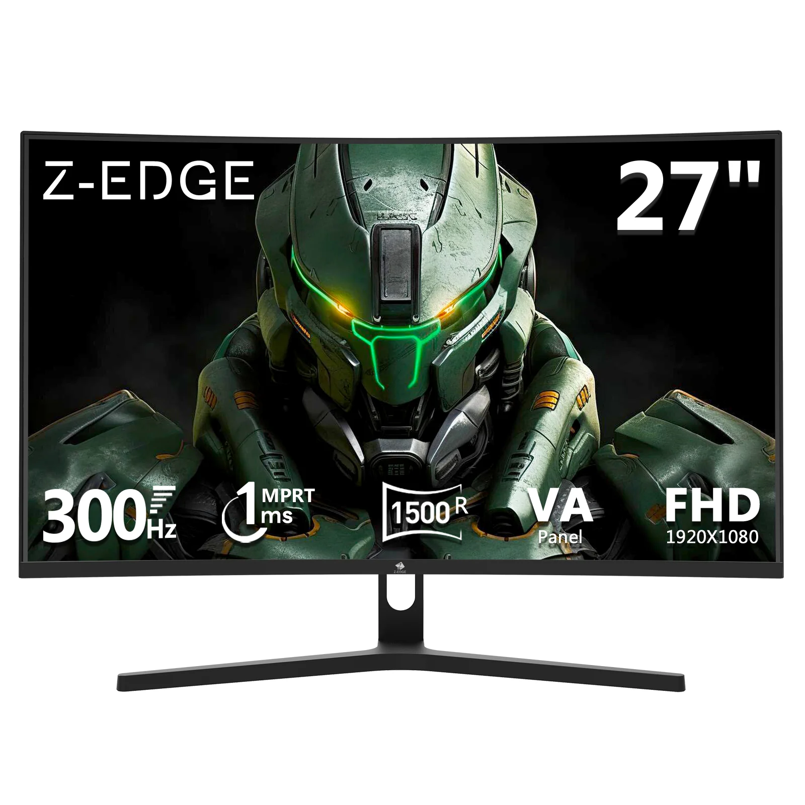 Z-EDGE UG27H 27" 300Hz Curved Gaming Monitor - Image 8