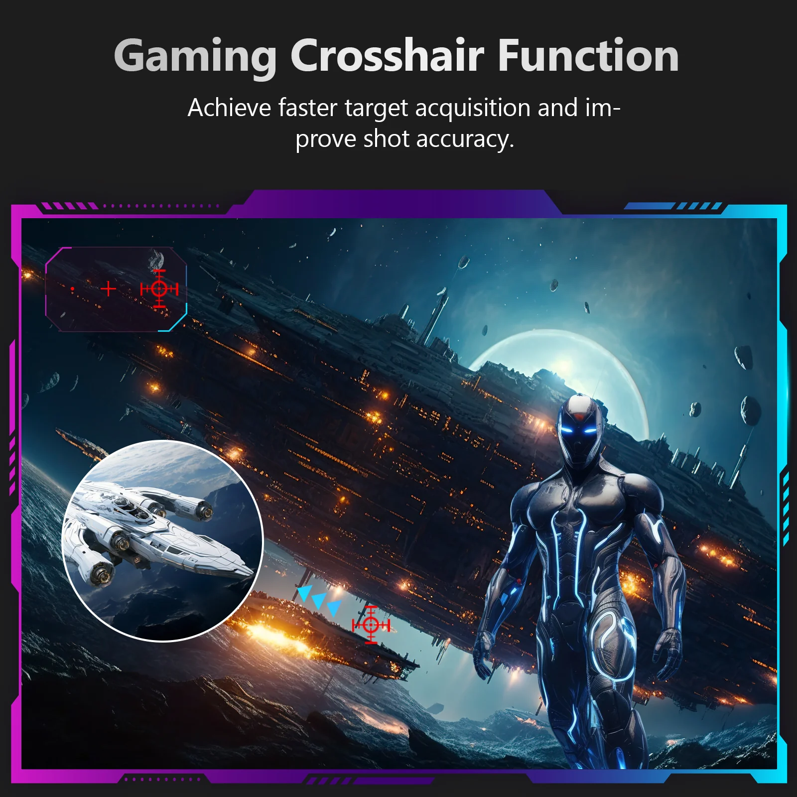 Z-EDGE UG27PJ 27'' 240Hz Gaming Monitor - Image 4