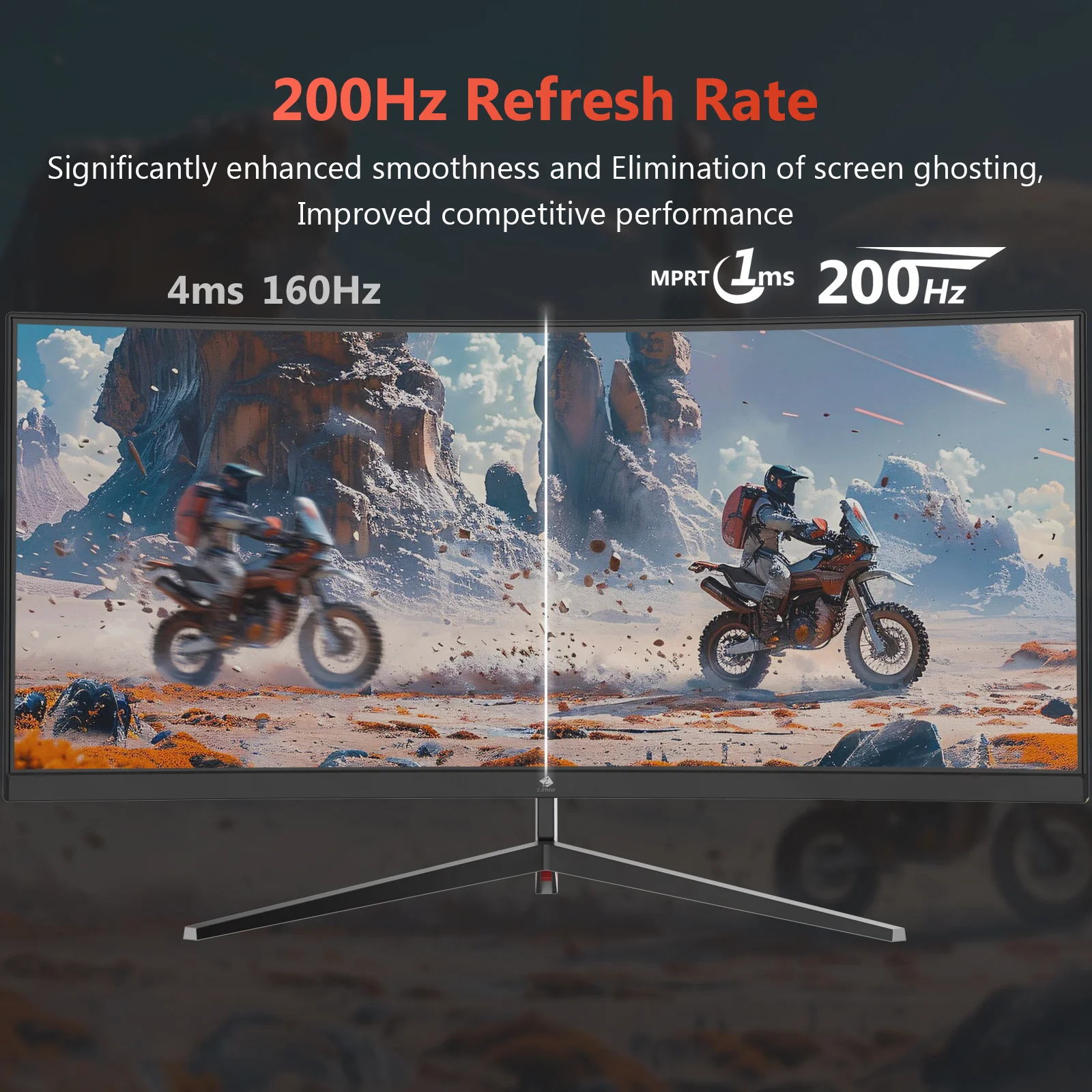 Z-EDGE UG30 30" 200Hz Ultrawide WFHD Curved Gaming Monitor - Image 3