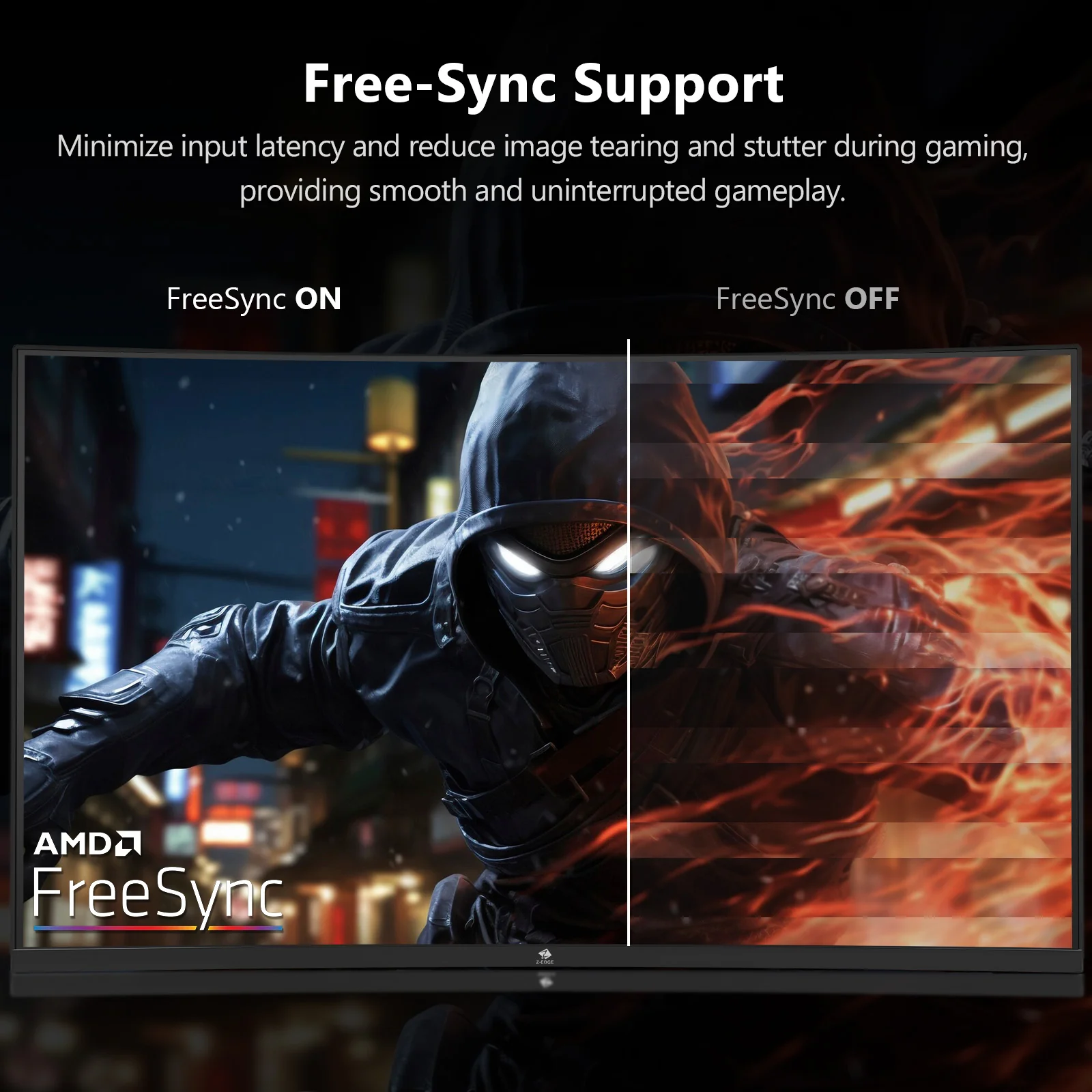 Refurbished: 32" 240Hz Curved Gaming Monitor Full HD 1080P - Image 3