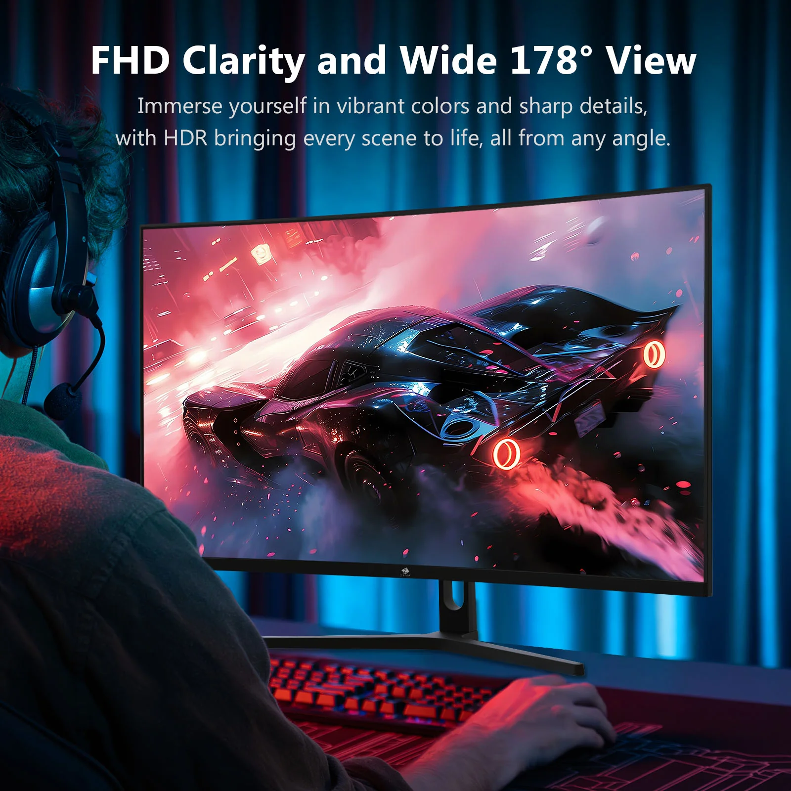 Refurbished: 32" 240Hz Curved Gaming Monitor Full HD 1080P - Image 5