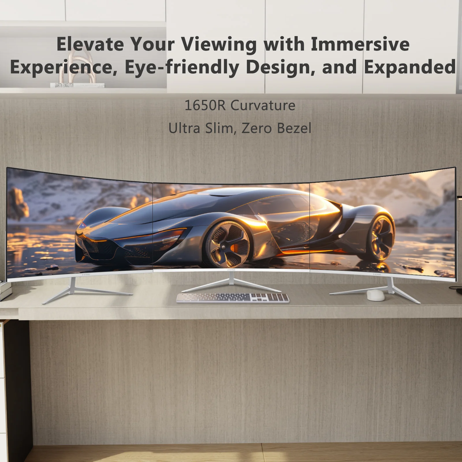 Z-EDGE U24C 24" 100Hz FHD Curved Monitor - Image 4