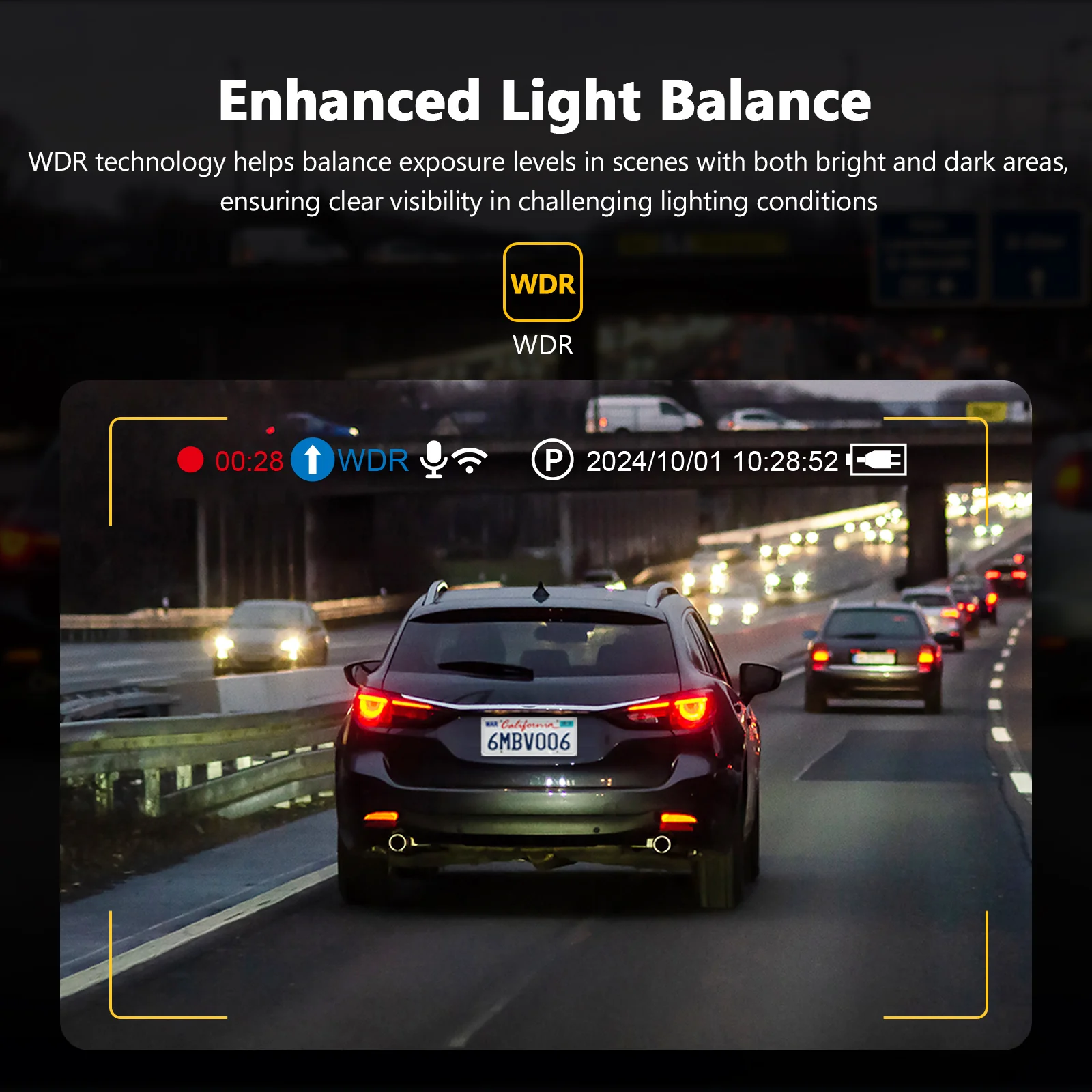 Z-EDGE Z3D 4K + 1080P Dual Dash Cam - Image 5