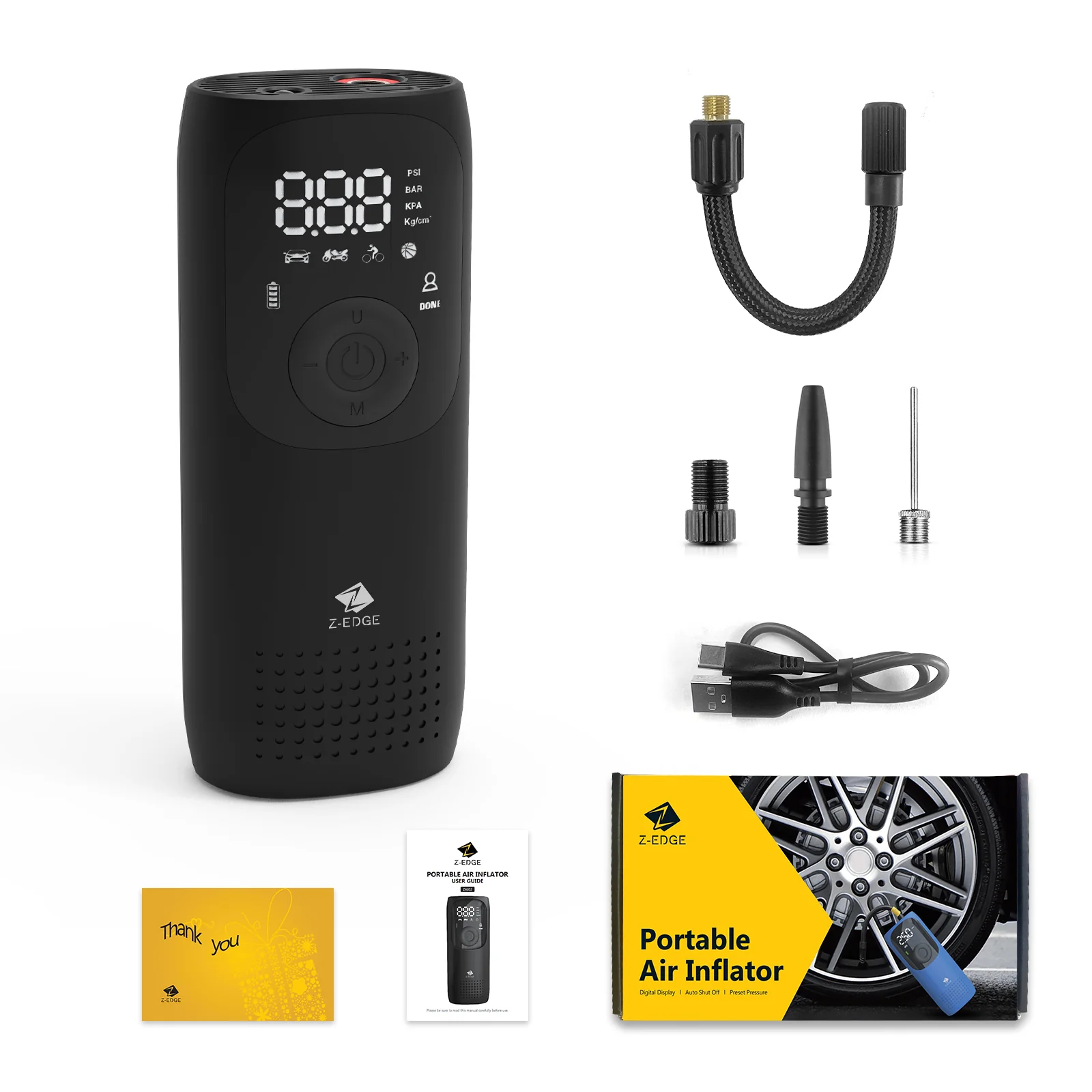 ZAI02 Portable 150PSI Air Inflator with Digital Display - Image 11