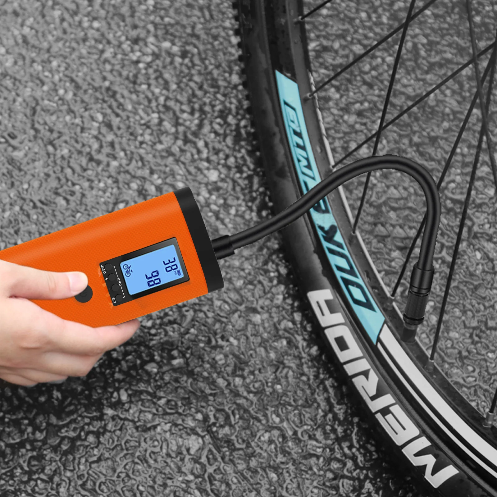 ZAI03 Portable Power Bank & 150PSI Air Inflator with Carrying Pouch - Image 7