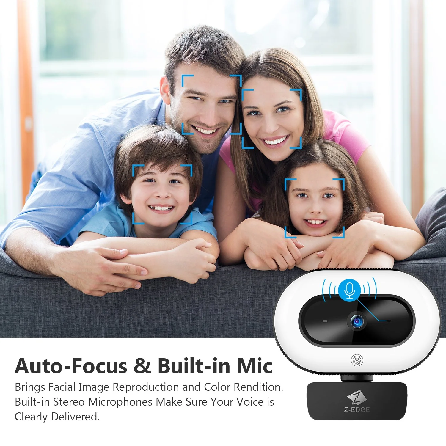 ZW560S Ring Light QHD 2K Stream Webcam 5.0 Mega pixels - Image 7